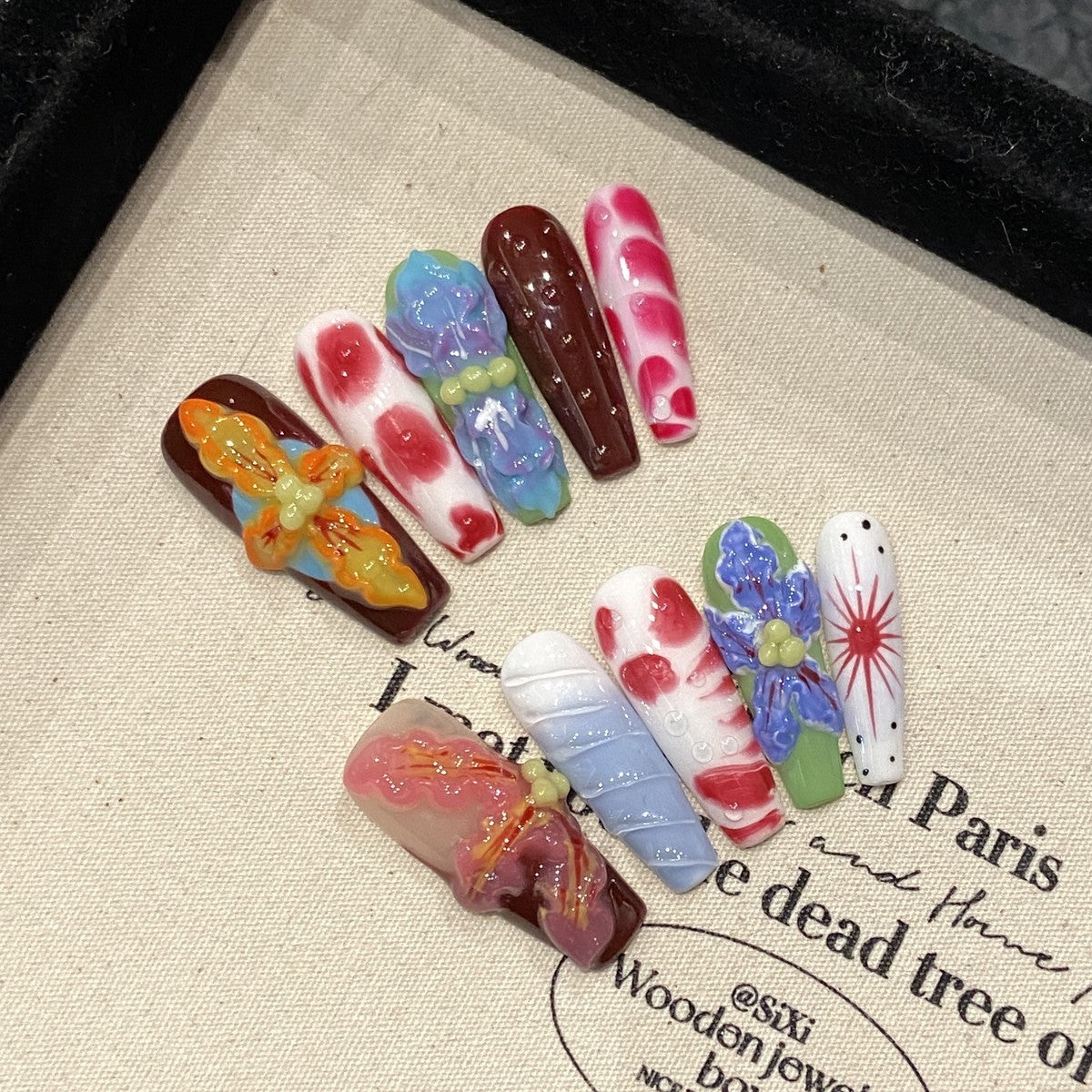 Handmade luxury nails - with diverse designs