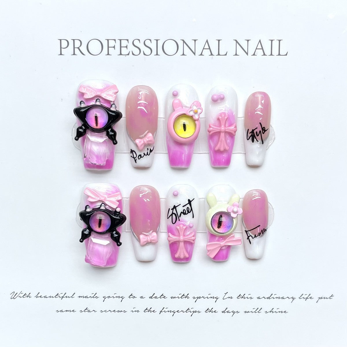 Handmade luxury nails - with diverse designs