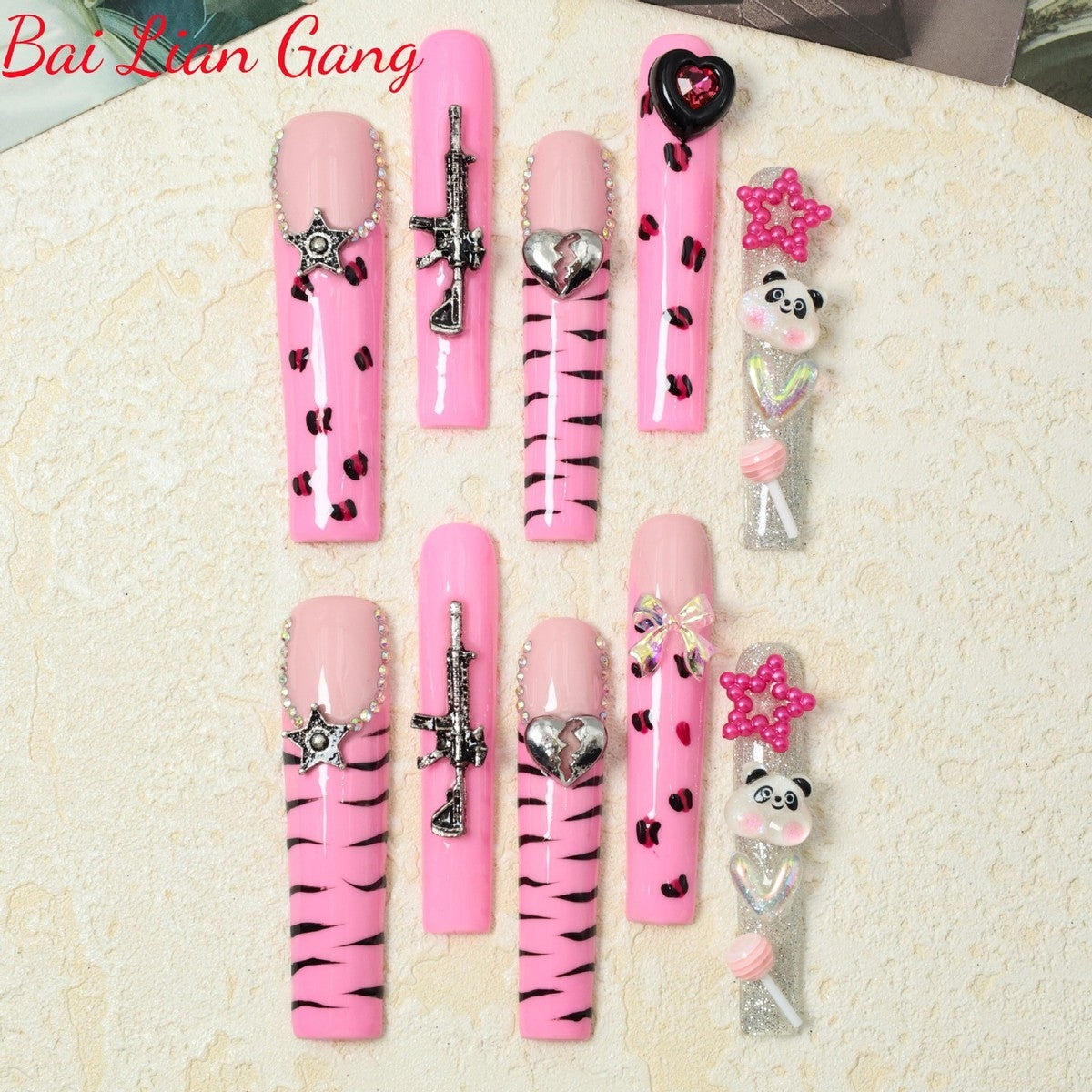 Handmade luxury nails - with diverse designs